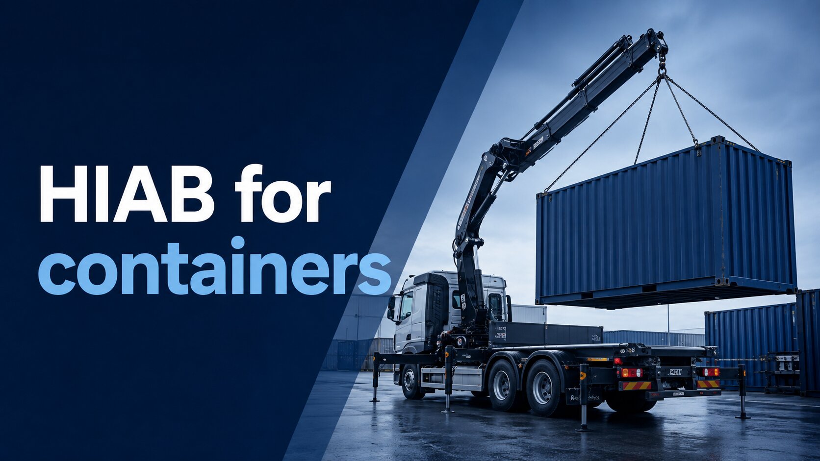 Why HIAB transport is essential for moving containers, cabins & heavy materials